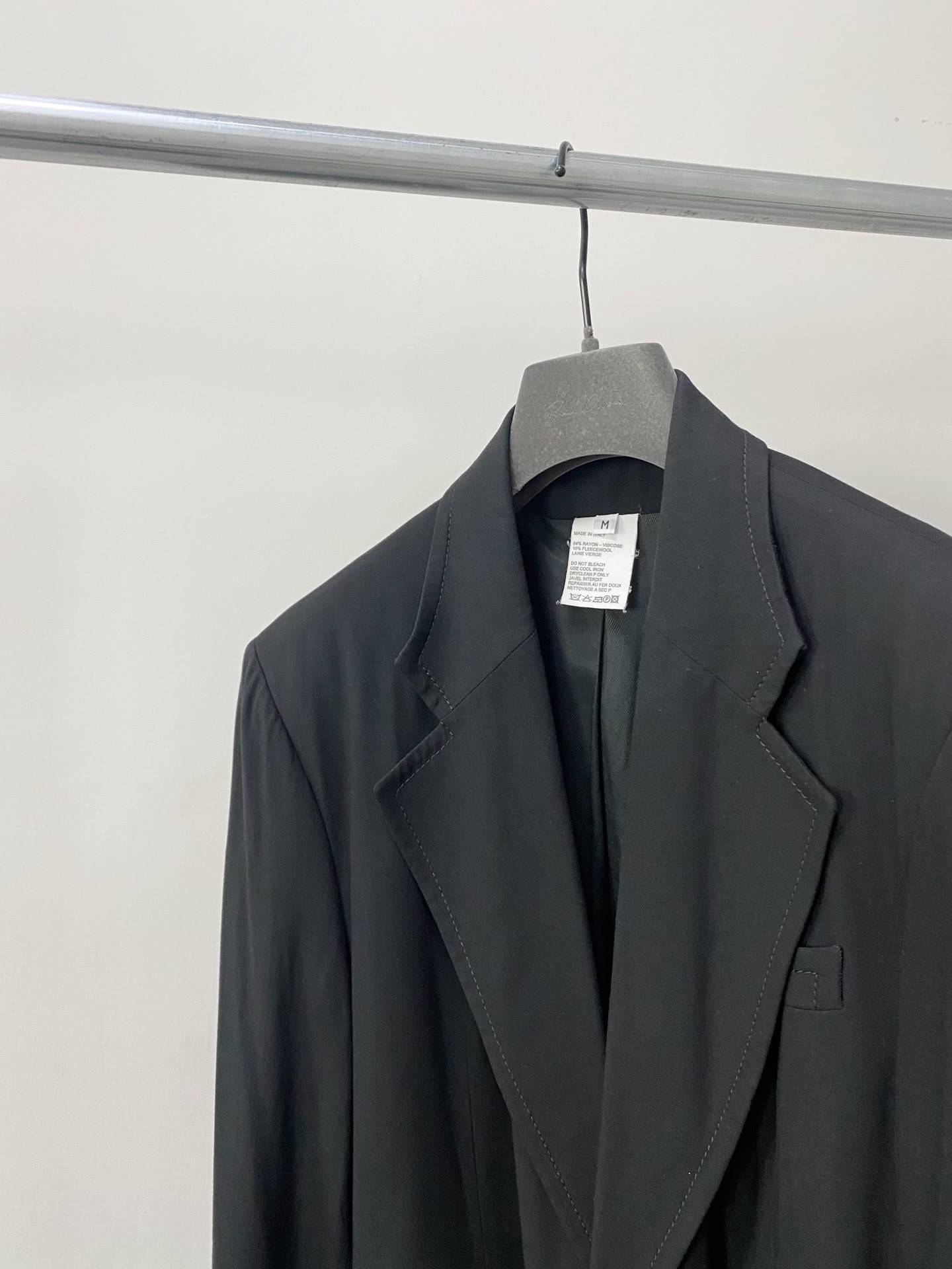 Ann Demeulemeester 1998 Fall Blazer — back