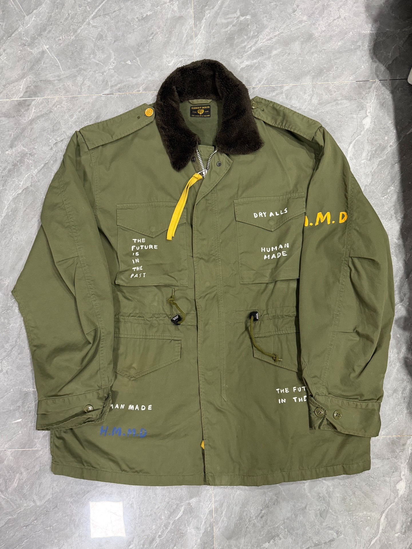 Human Made FW24 Olive Military Jacket