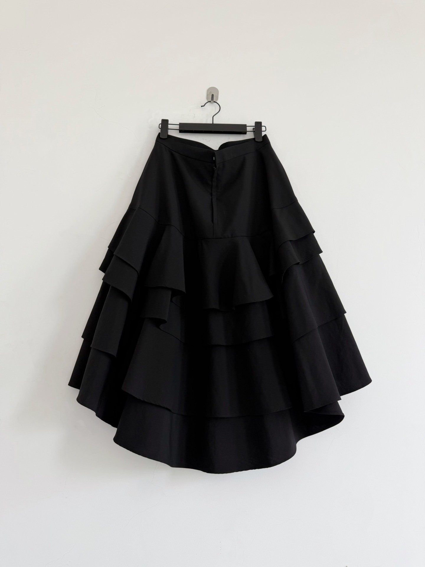 Comme des Garcons Asymmetrical Wool Skirt — front