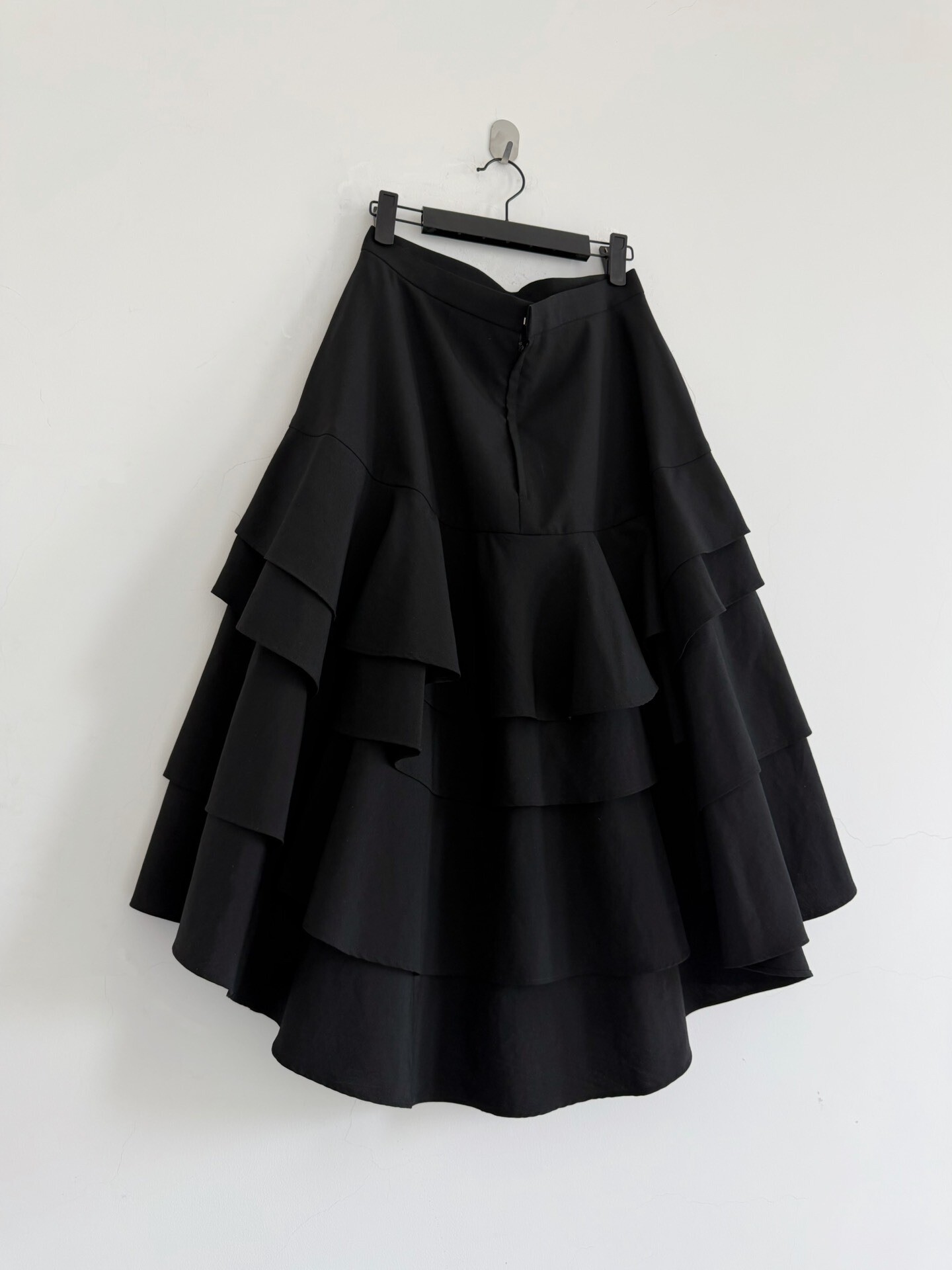 Comme des Garcons Asymmetrical Wool Skirt — back