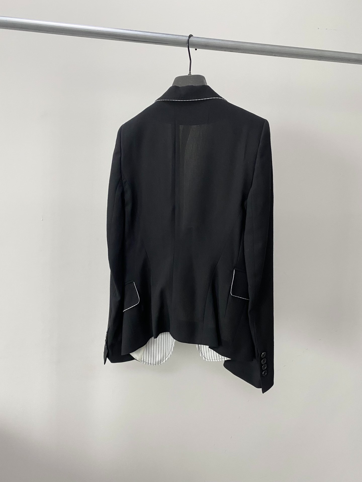 Ann Demeulemeester 2007SS Black Blazer — label