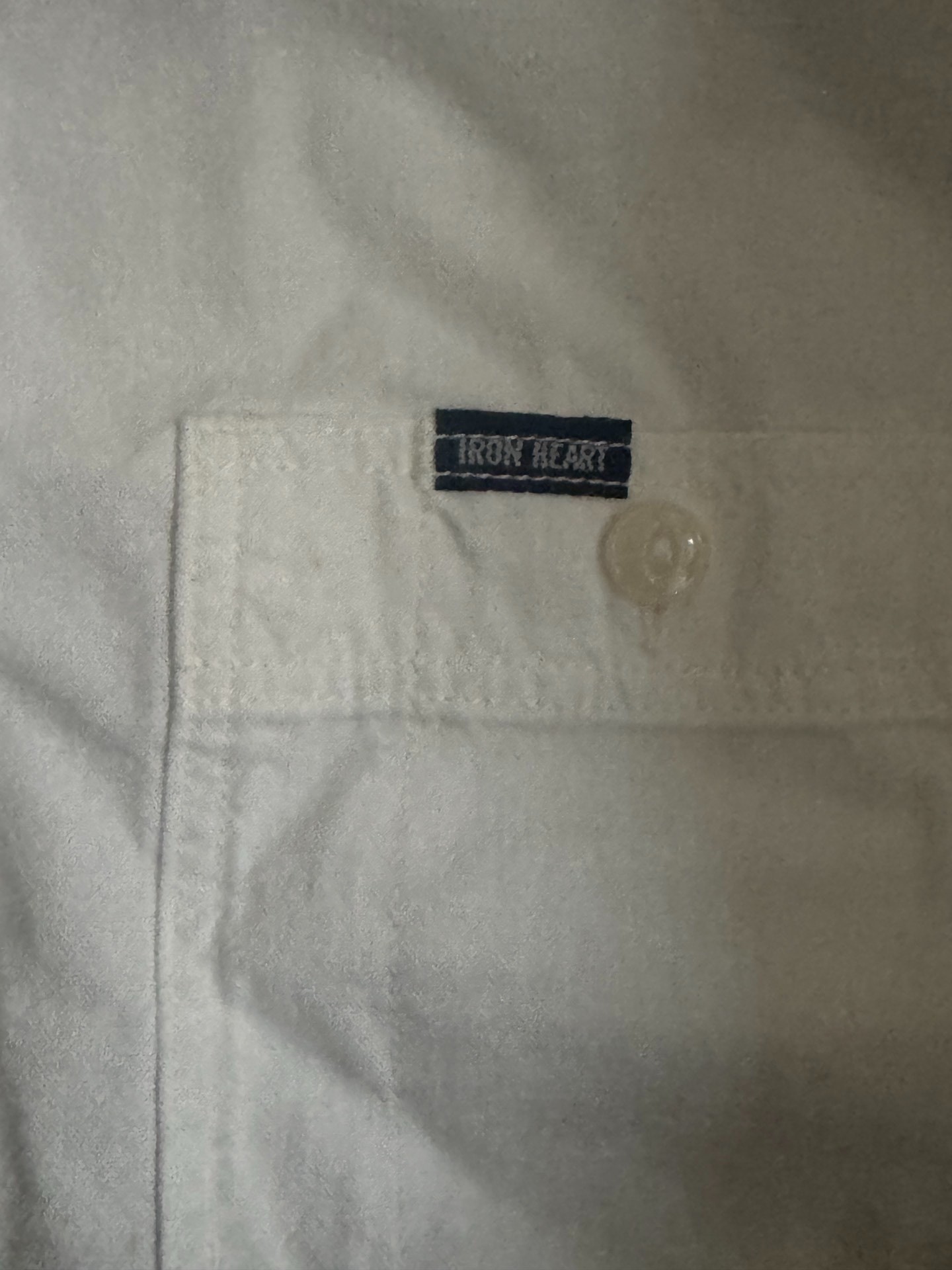 Iron Heart Heavyweight Cotton Linen Shirt — back