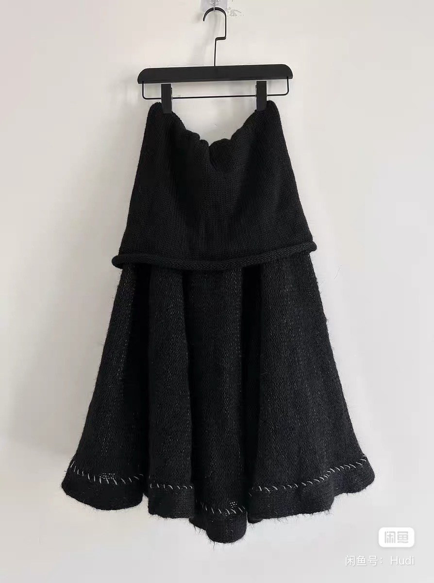 Y's 2003 Runway Thick Knit Skirt