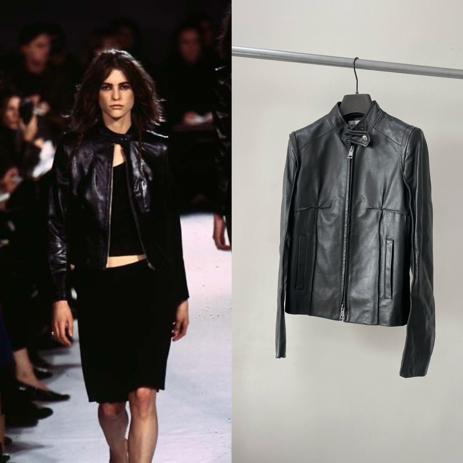 Ann Demeulemeester 1997SS Leather Jacket