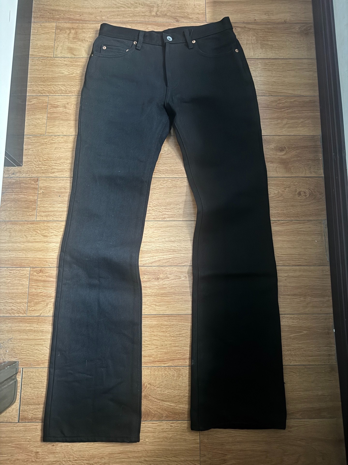 Iron Heart 9461 21oz Black Jeans — front