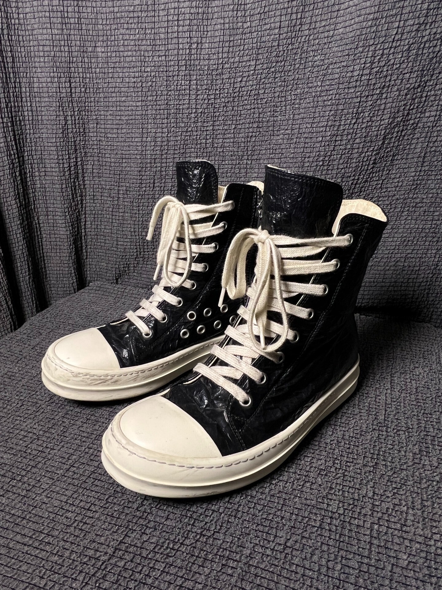 Rick Owens 25SS High-Top Sneakers