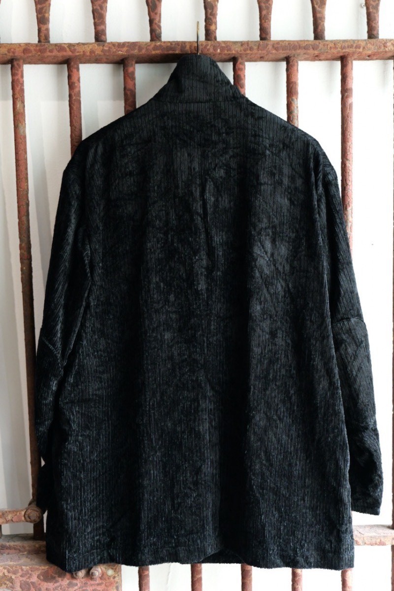 Calmlence Silk Wool Hunting Jacket — detail