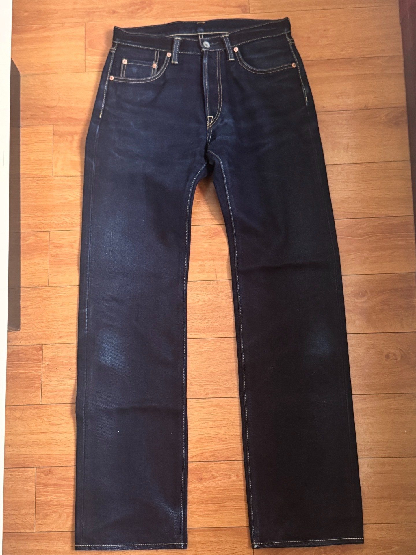 Iron Heart 634s 21oz Selvedge Jeans — front
