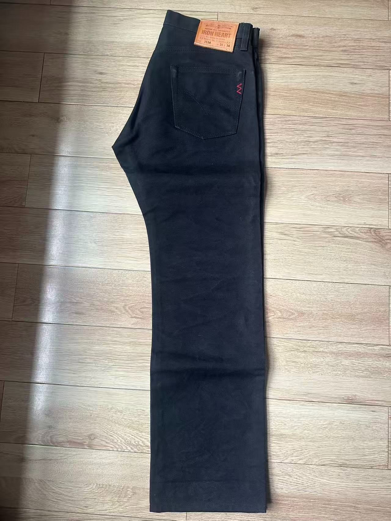 Iron Heart 2634 Black 23oz Jeans — back
