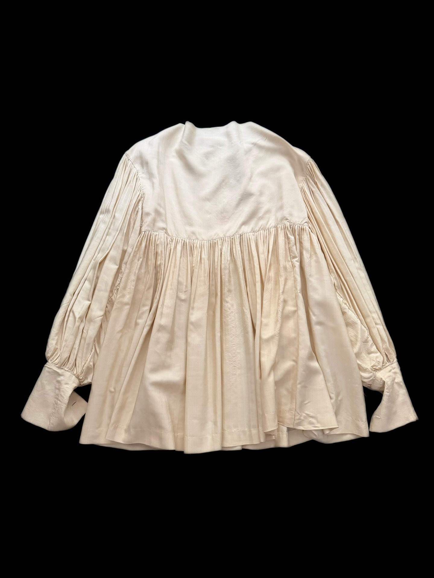 Issey Miyake 1991 Permanent Silk Blouse — detail