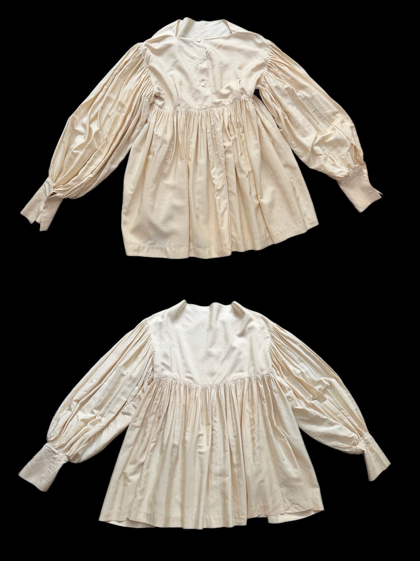 Issey Miyake 1991 Permanent Silk Blouse — front