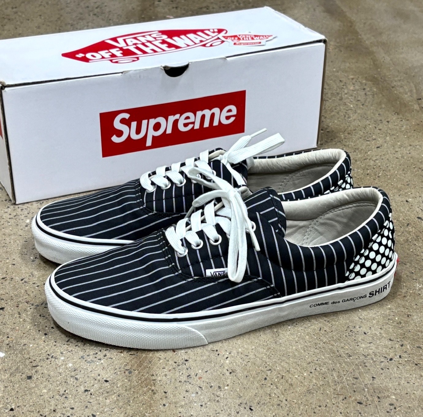 Supreme x CDG x Vans Era Sneakers