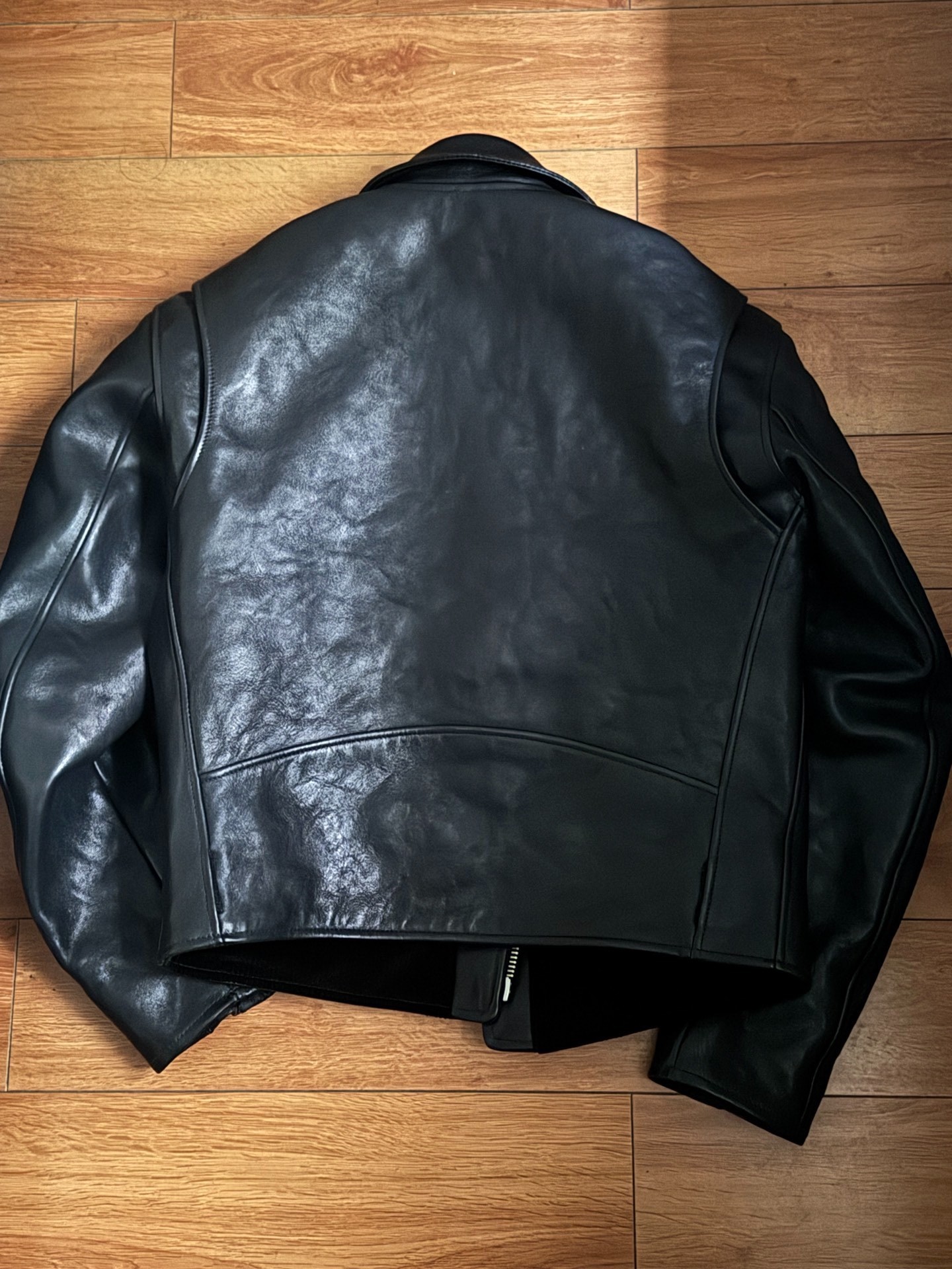 Brando Style Cloe Horse Leather Jacket — front