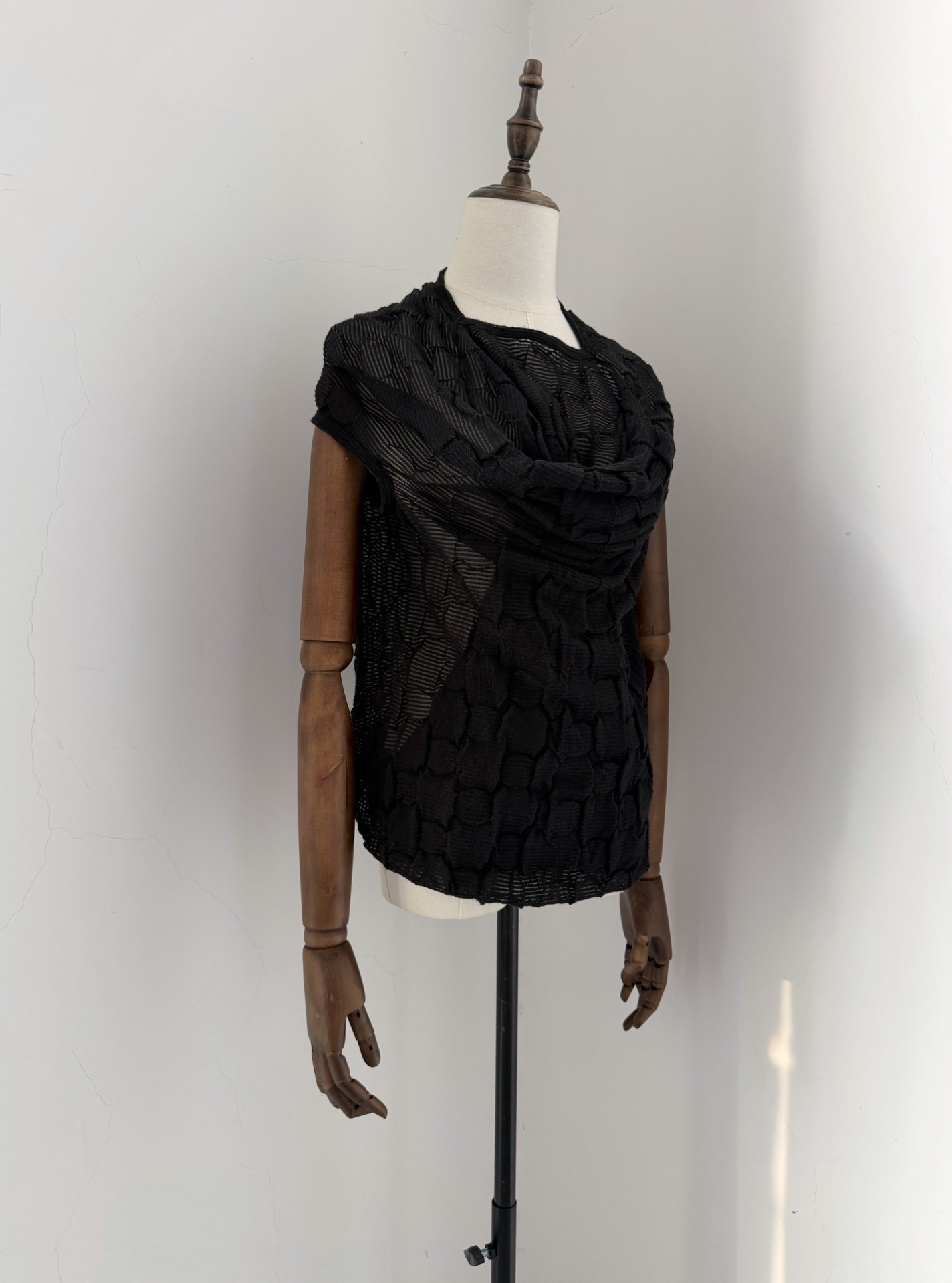 Junya Watanabe Grid Pattern Top — detail