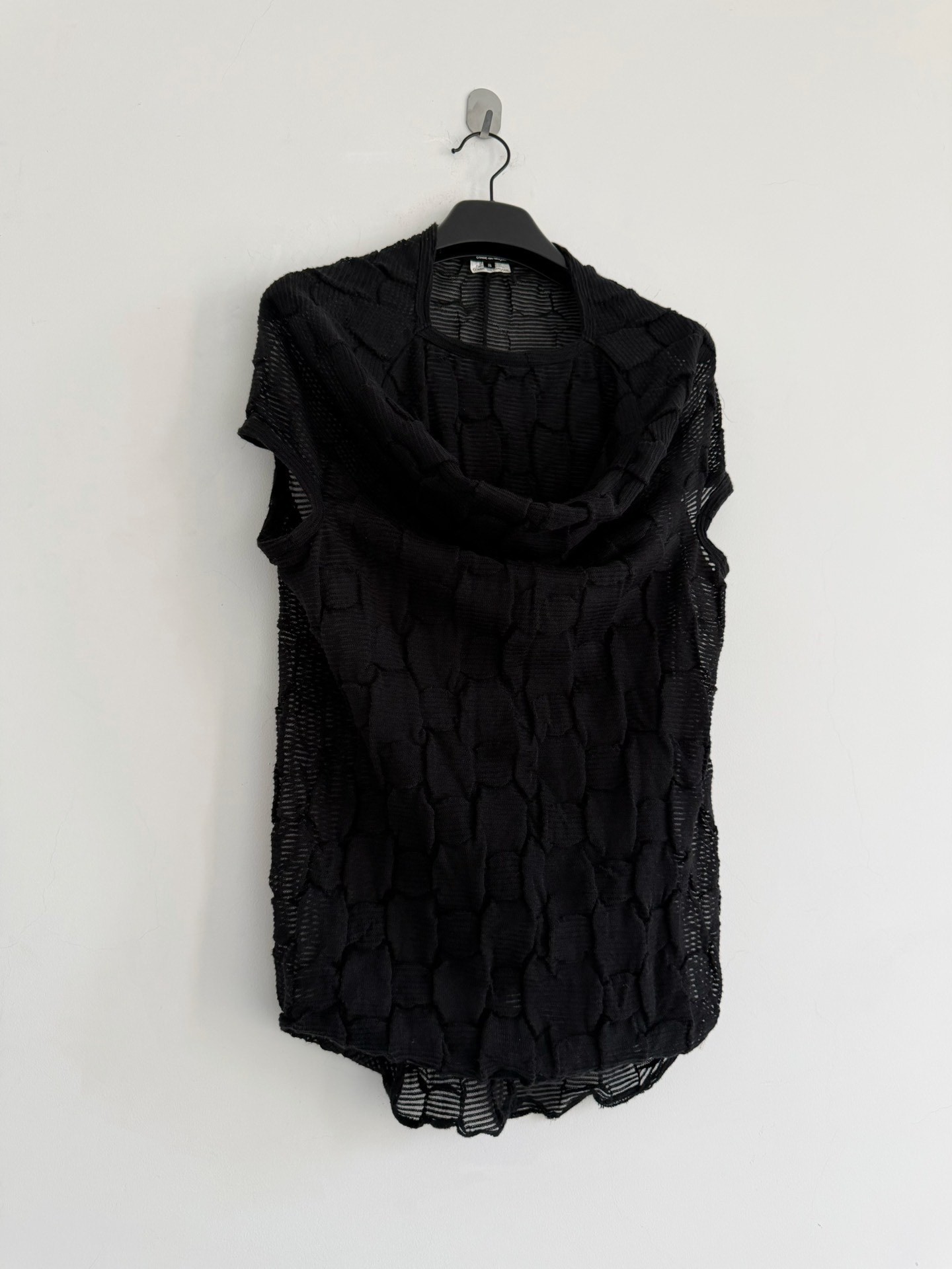 Junya Watanabe Grid Pattern Top — label