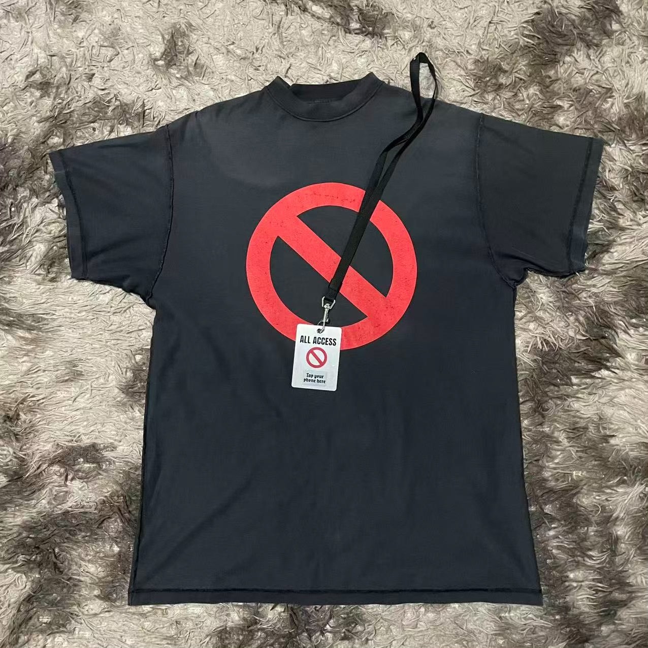 Balenciaga BFRND Prohibition Logo T-Shirt