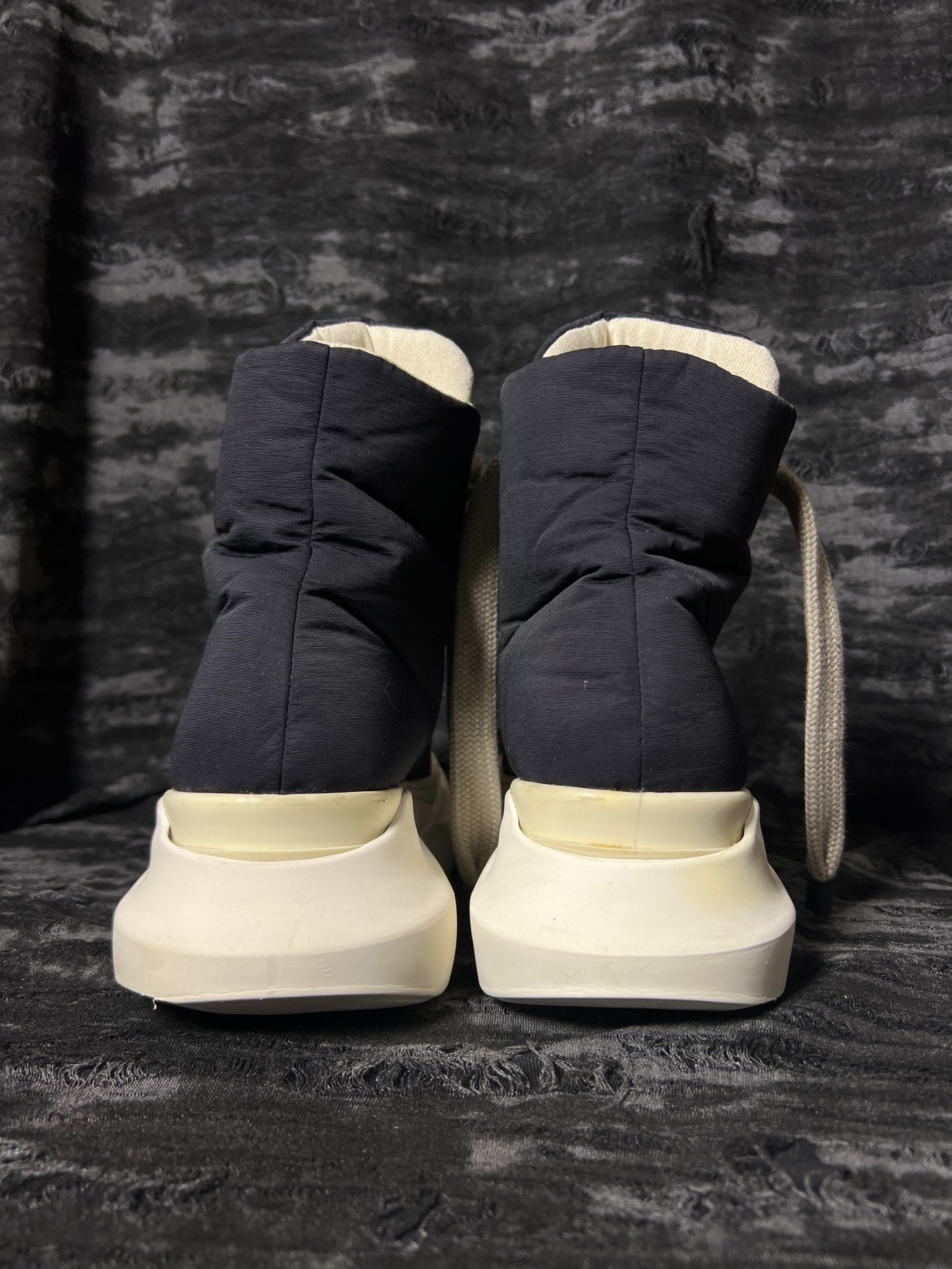 Rick Owens 24FW High-Top Tank Boots — back