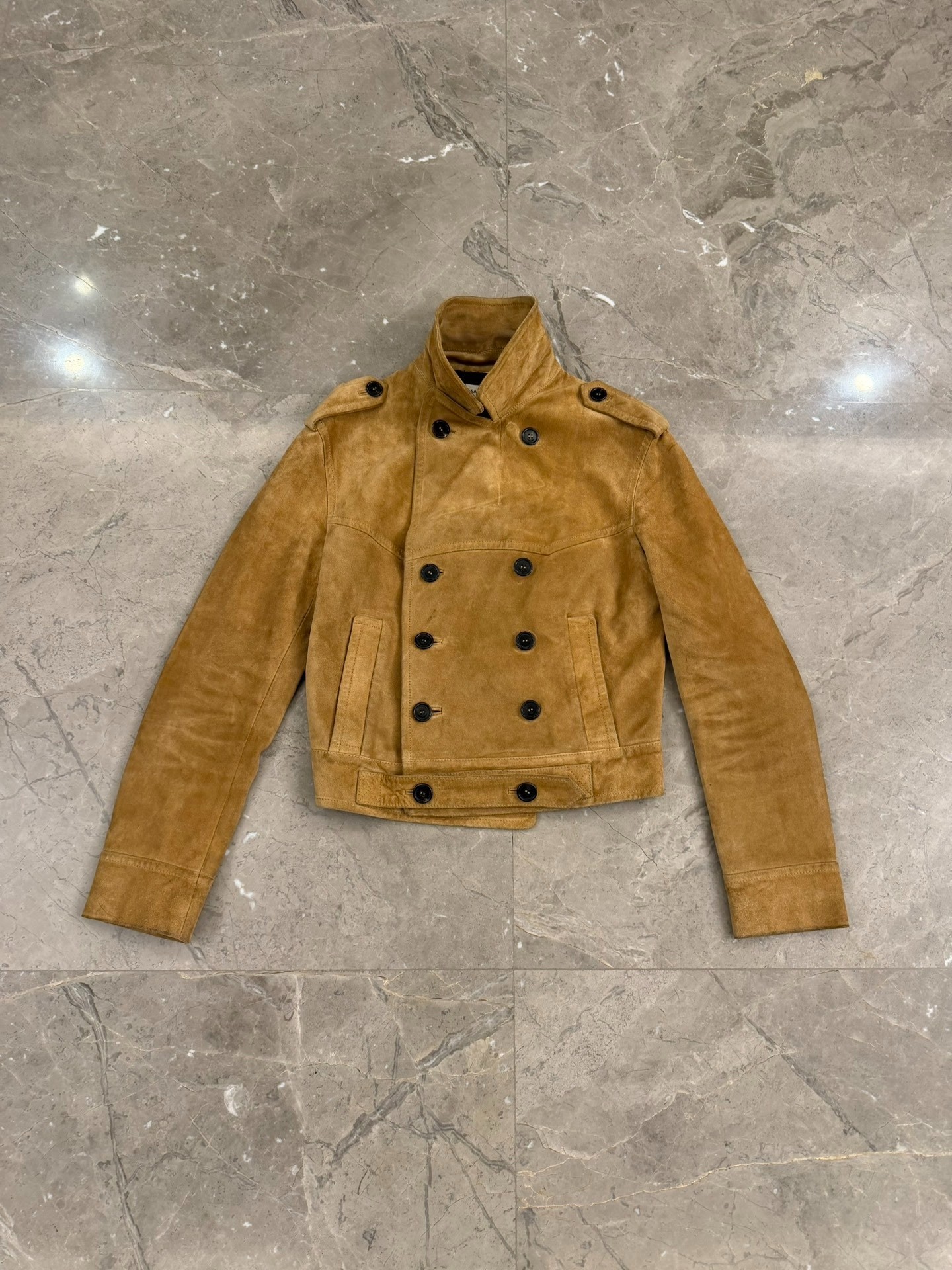 Saint Laurent Napoleon Suede Jacket