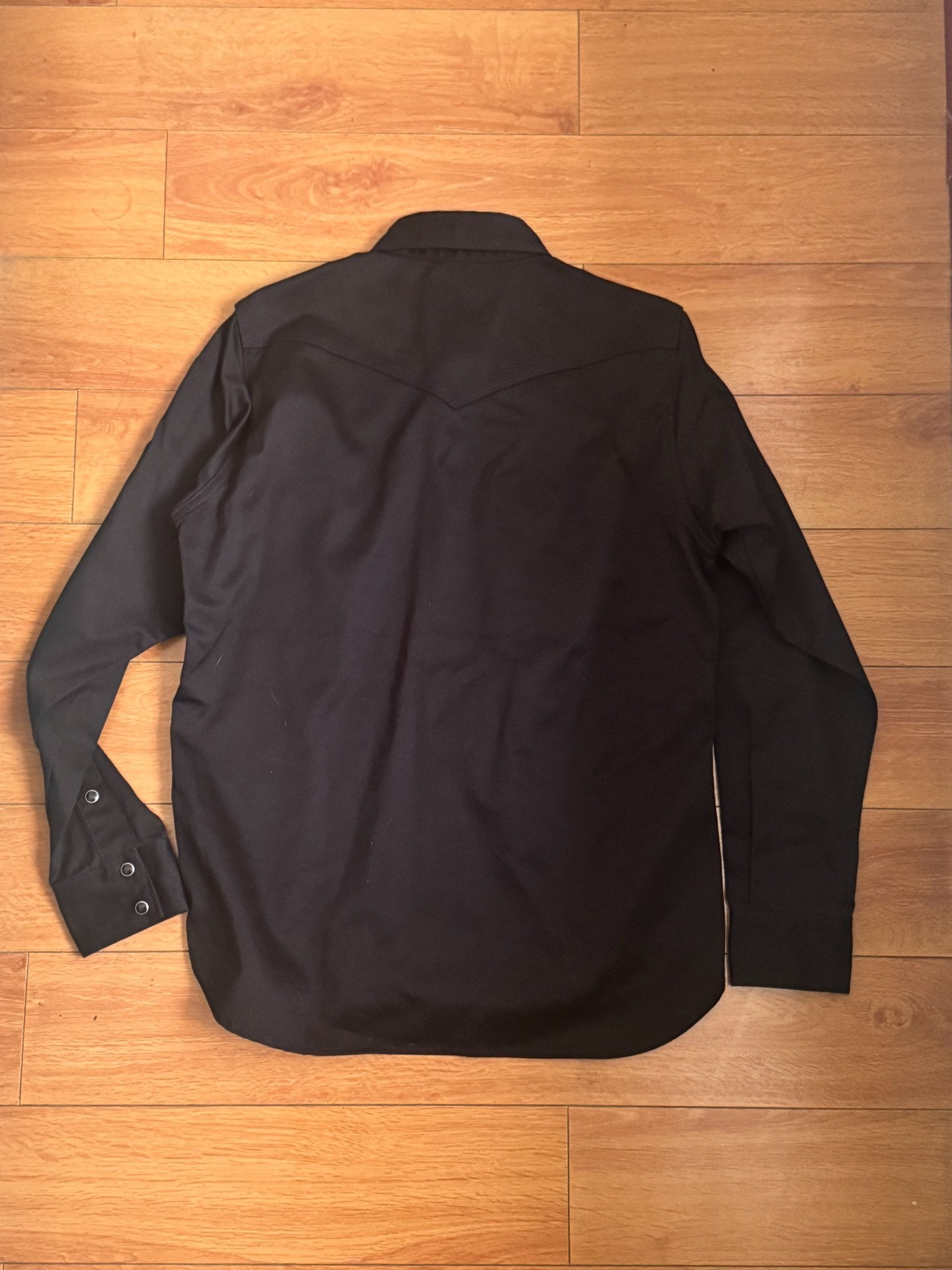 Iron Heart Black Western Shirt — front
