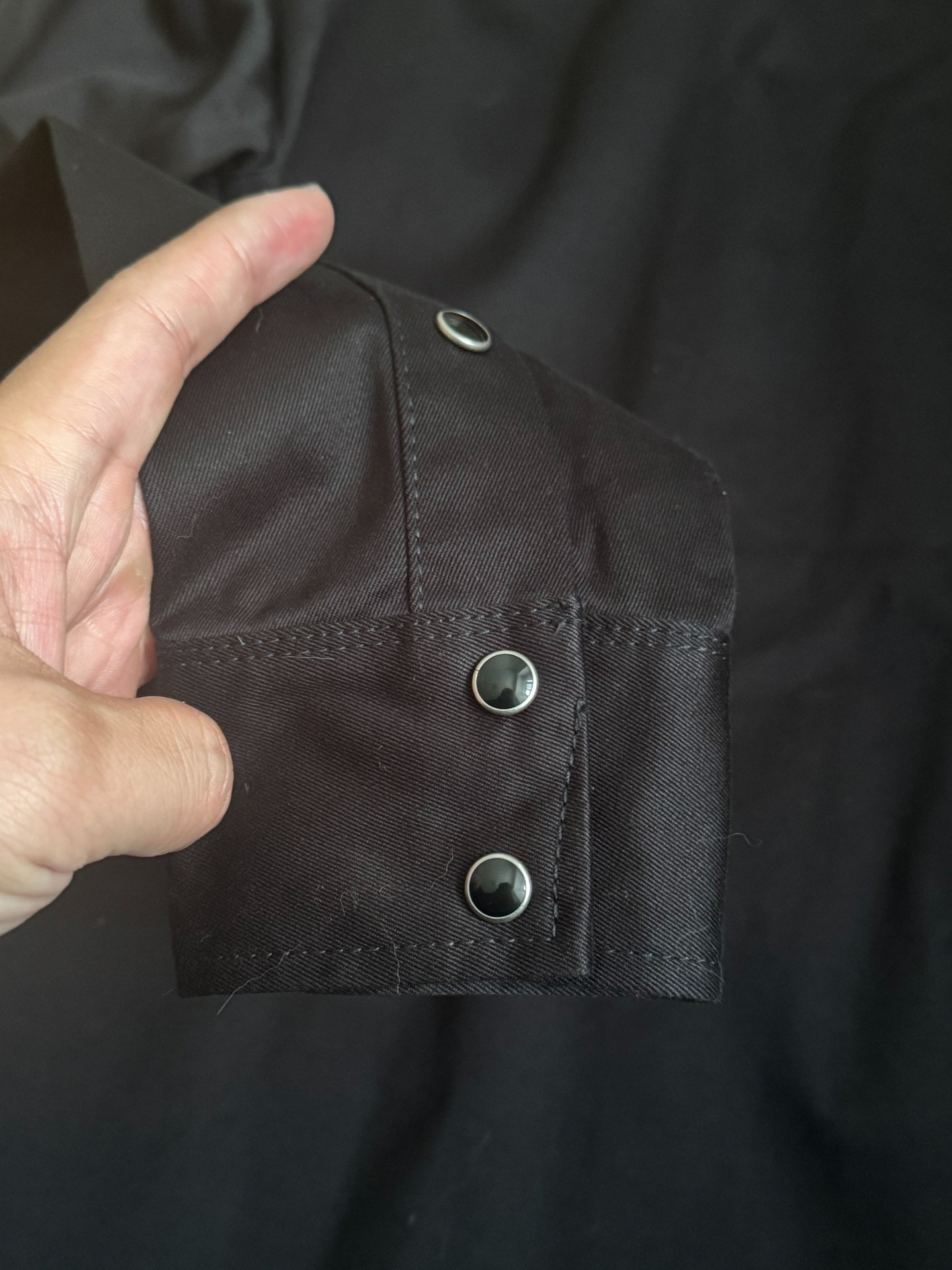 Iron Heart Black Western Shirt — detail