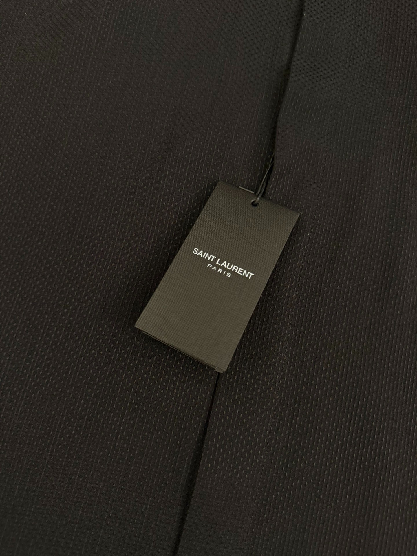 Saint Laurent Black Star Pattern Shirt — detail