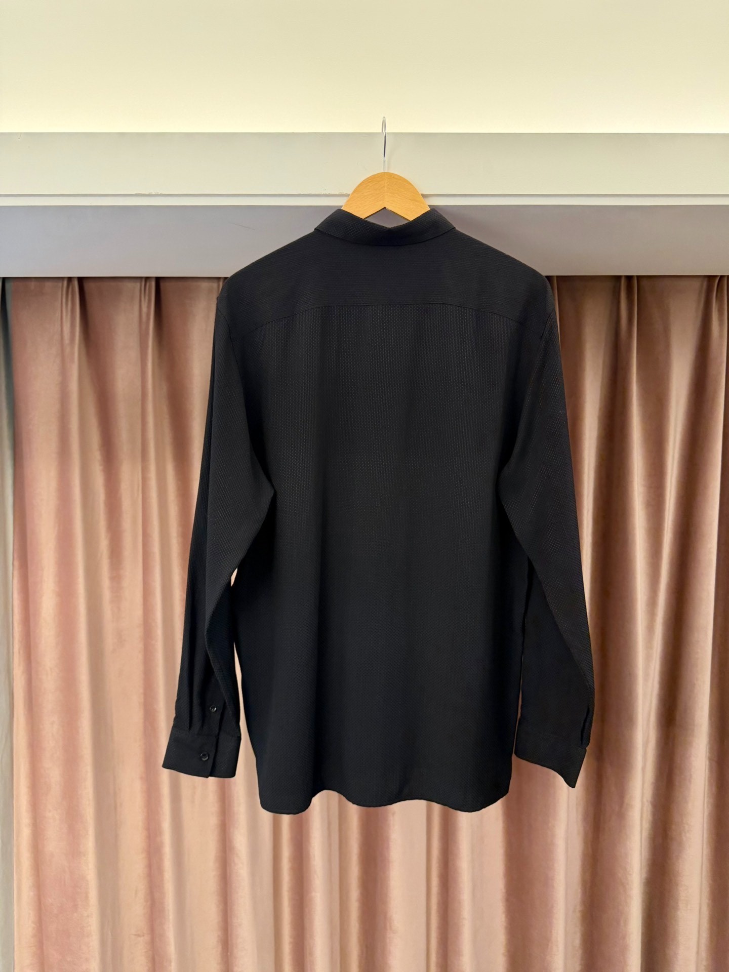 Saint Laurent Black Star Pattern Shirt — front