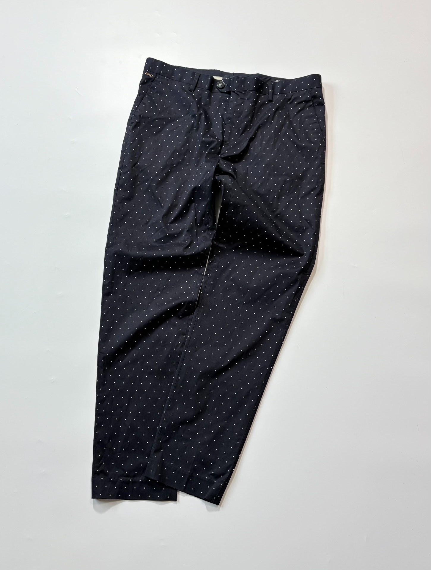 Scotch&Soda Navy Polka Dot Trousers