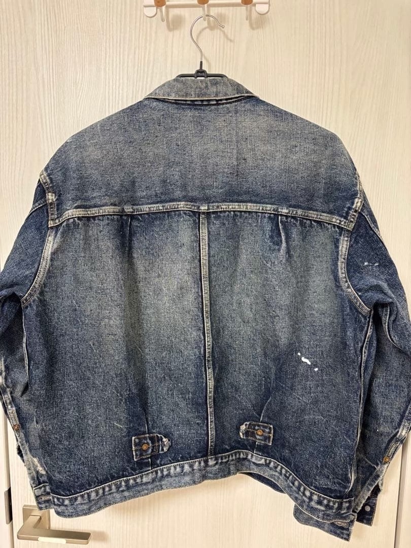 Kaptain Sunshine X New Manual Denim Jacket — front