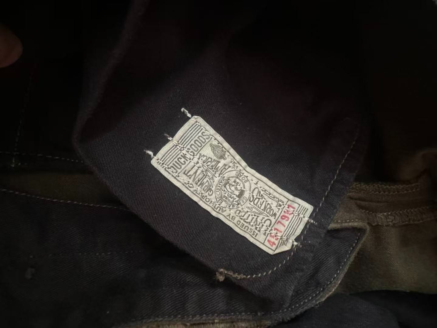 Freewheelers Olive Green Riding Breeches — back