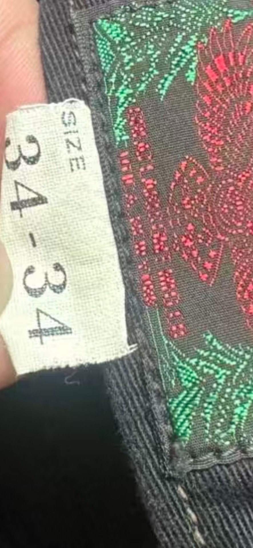 Freewheelers Olive Green Riding Breeches — detail