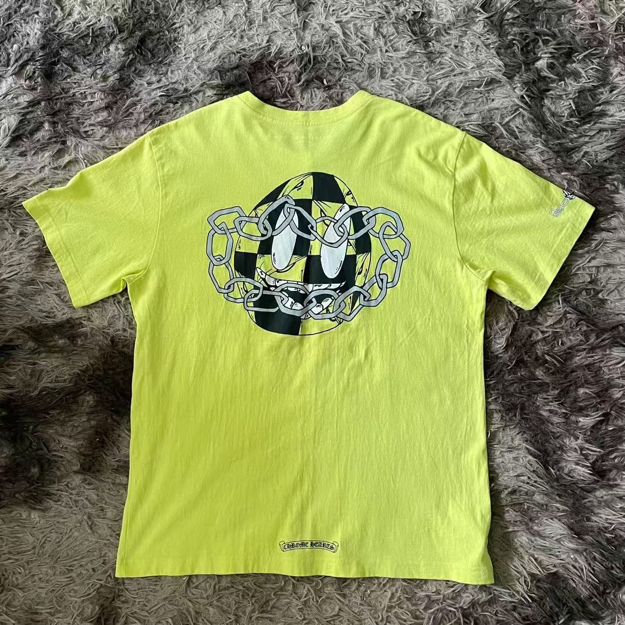 Chrome Hearts Mattyboy Neon Green T-Shirt — front