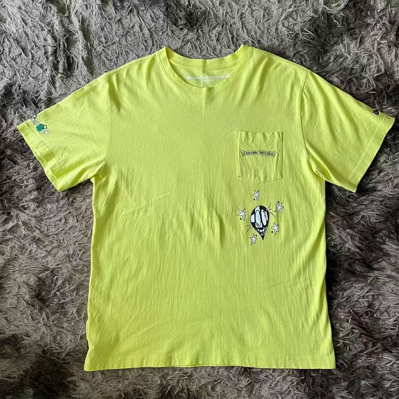 Chrome Hearts Mattyboy Neon Green T-Shirt