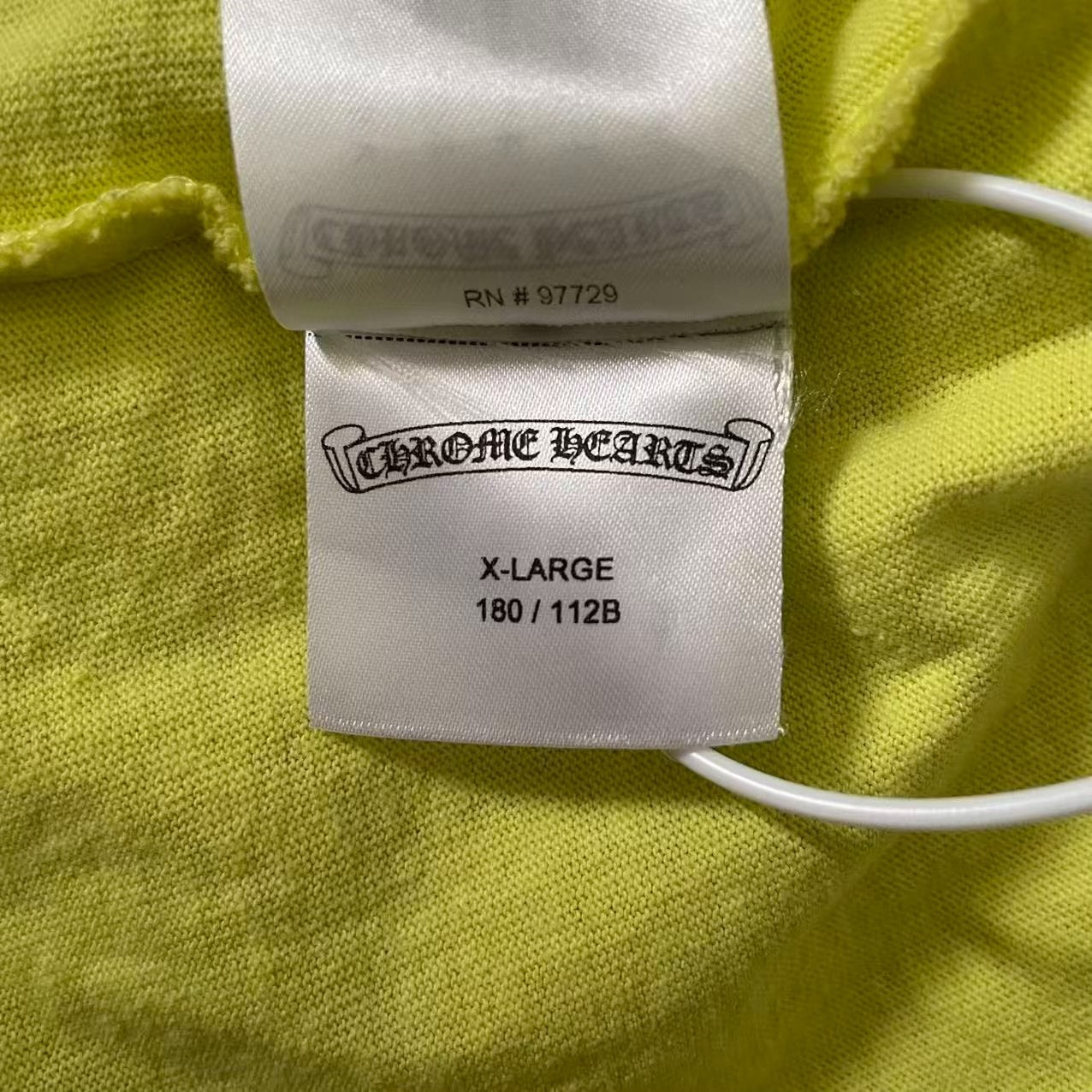 Chrome Hearts Mattyboy Neon Green T-Shirt — back