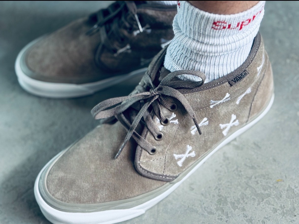 Vans x Wtaps Bones Mid-Top Sneakers — back
