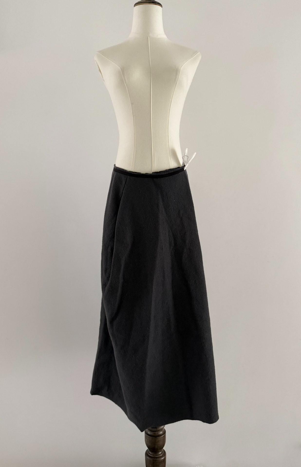 Y's Yohji Yamamoto 90s Deconstructed Skirt — back