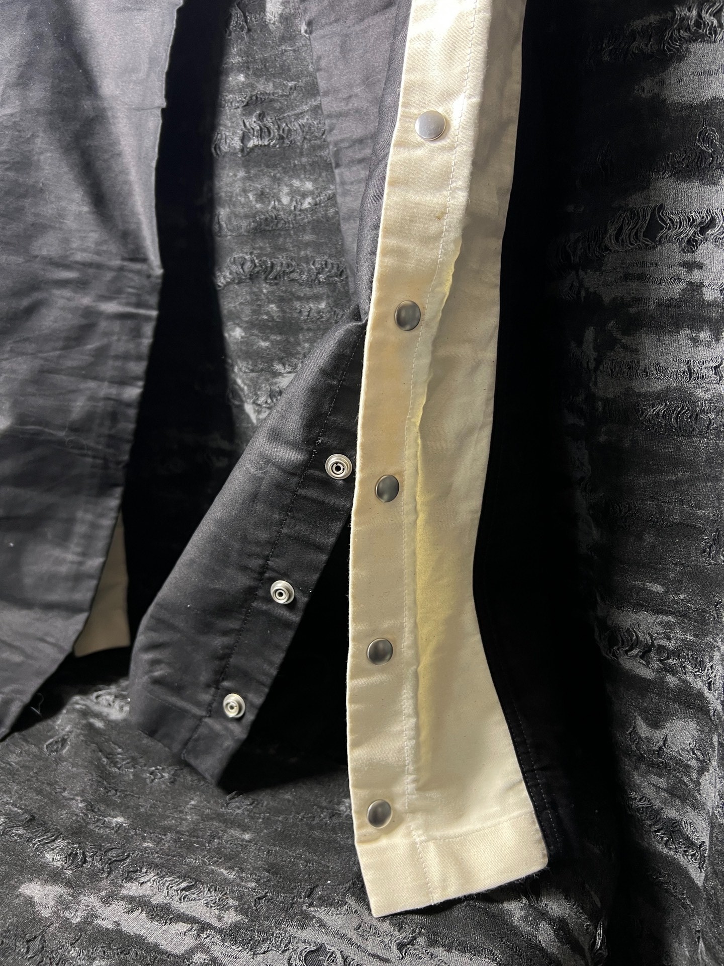 RickOwens 19ss Mega Side Button Pants — back