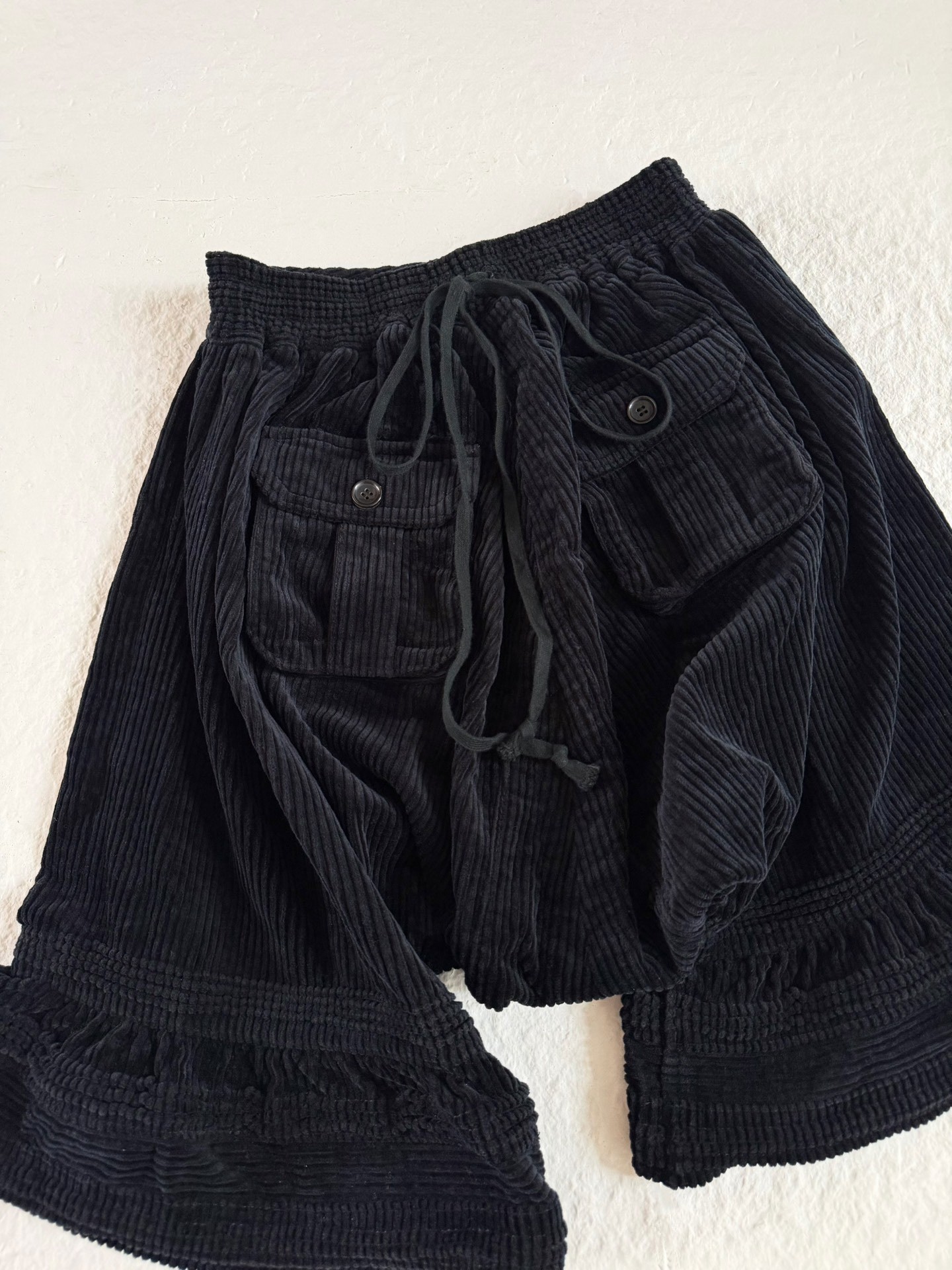 Comme des Garcons Flared Corduroy Pants — detail