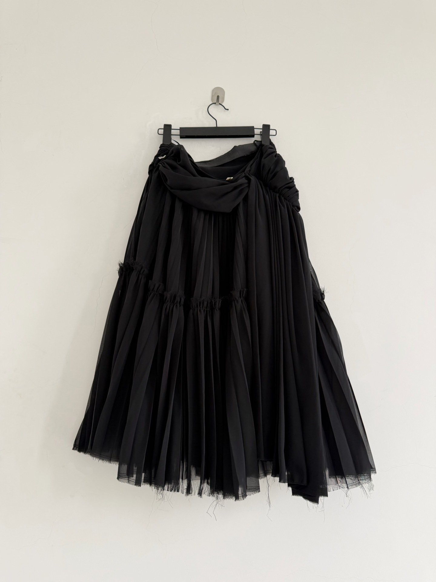 Comme des Garcons Voluminous Sheer Midi Skirt