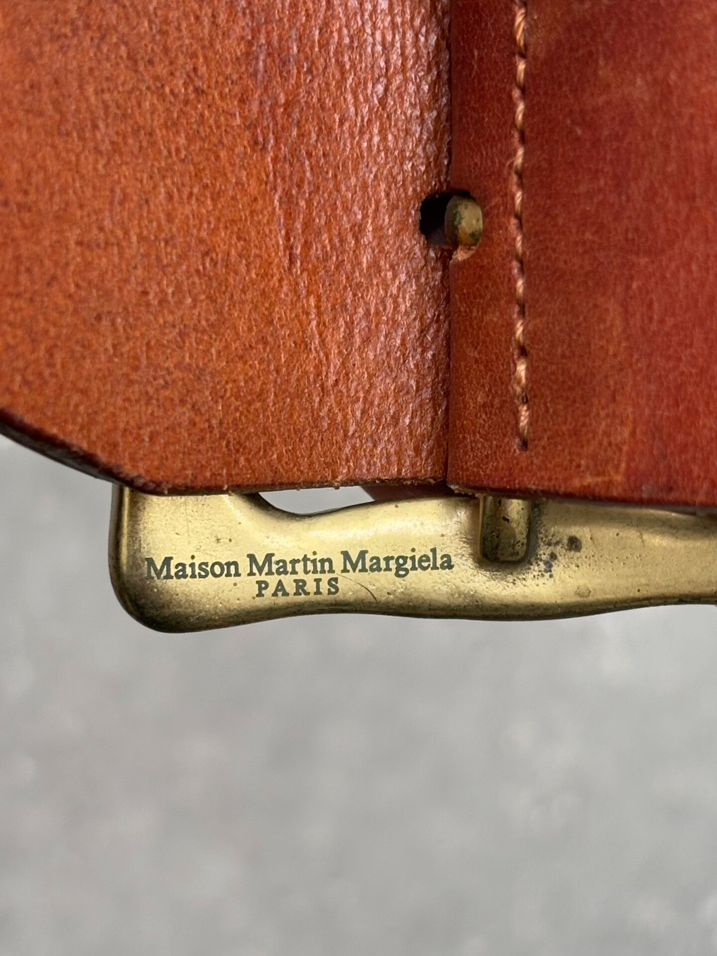 Maison Margiela SS2009 Leather Bracelet — detail