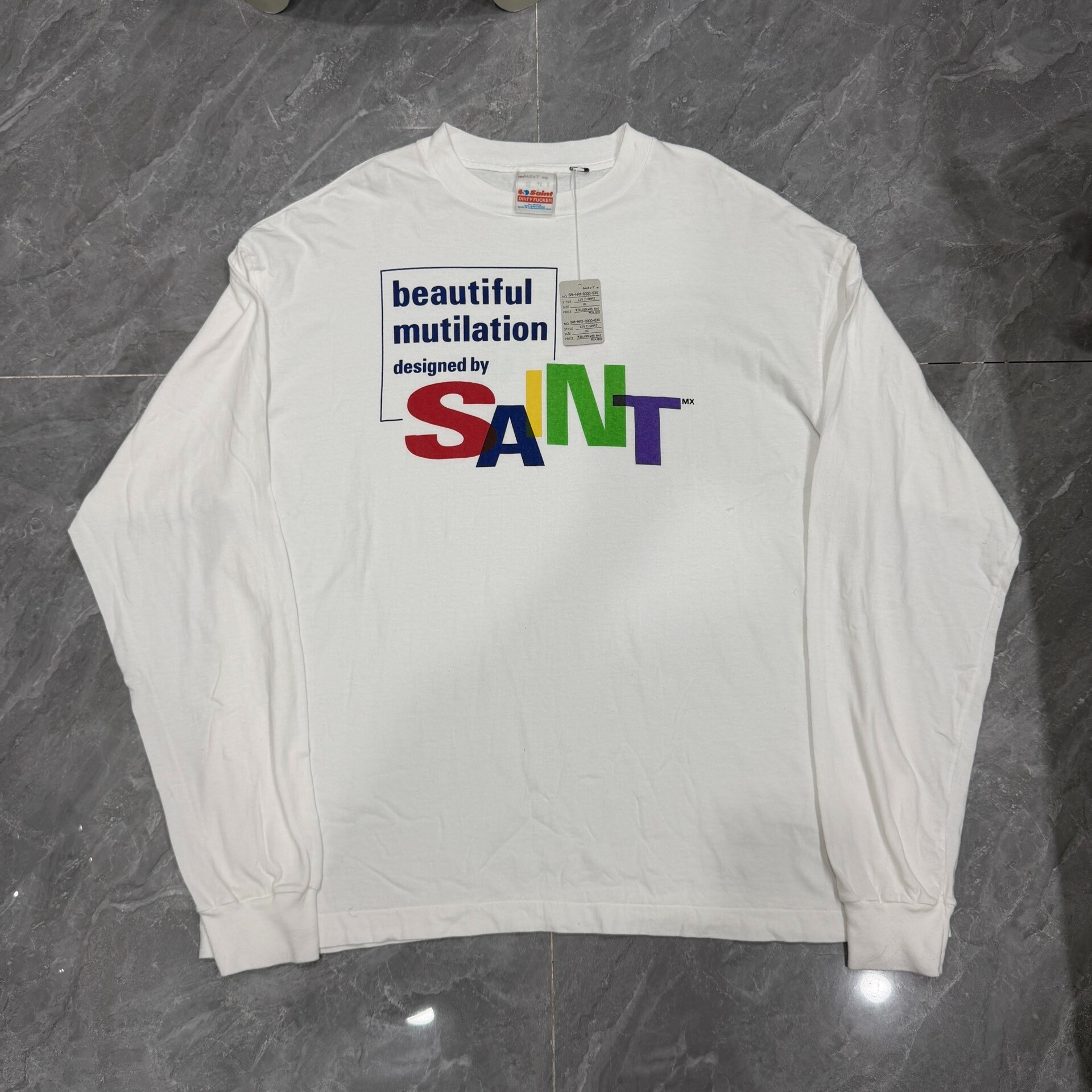 Saint Michael SAINT MX White Long Sleeve Shirt