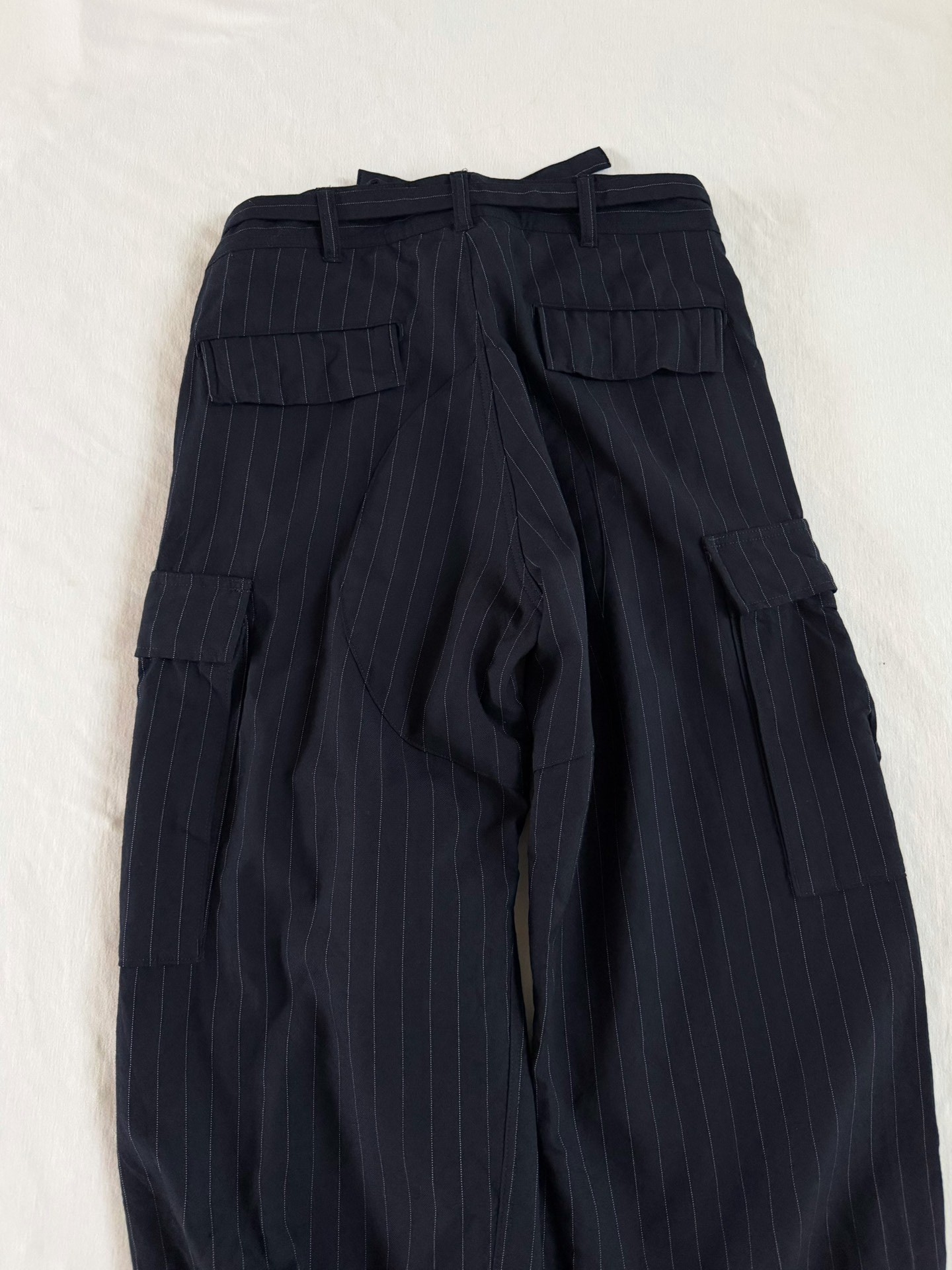 Comme des Garcons 2003 Runway Navy Pants — label