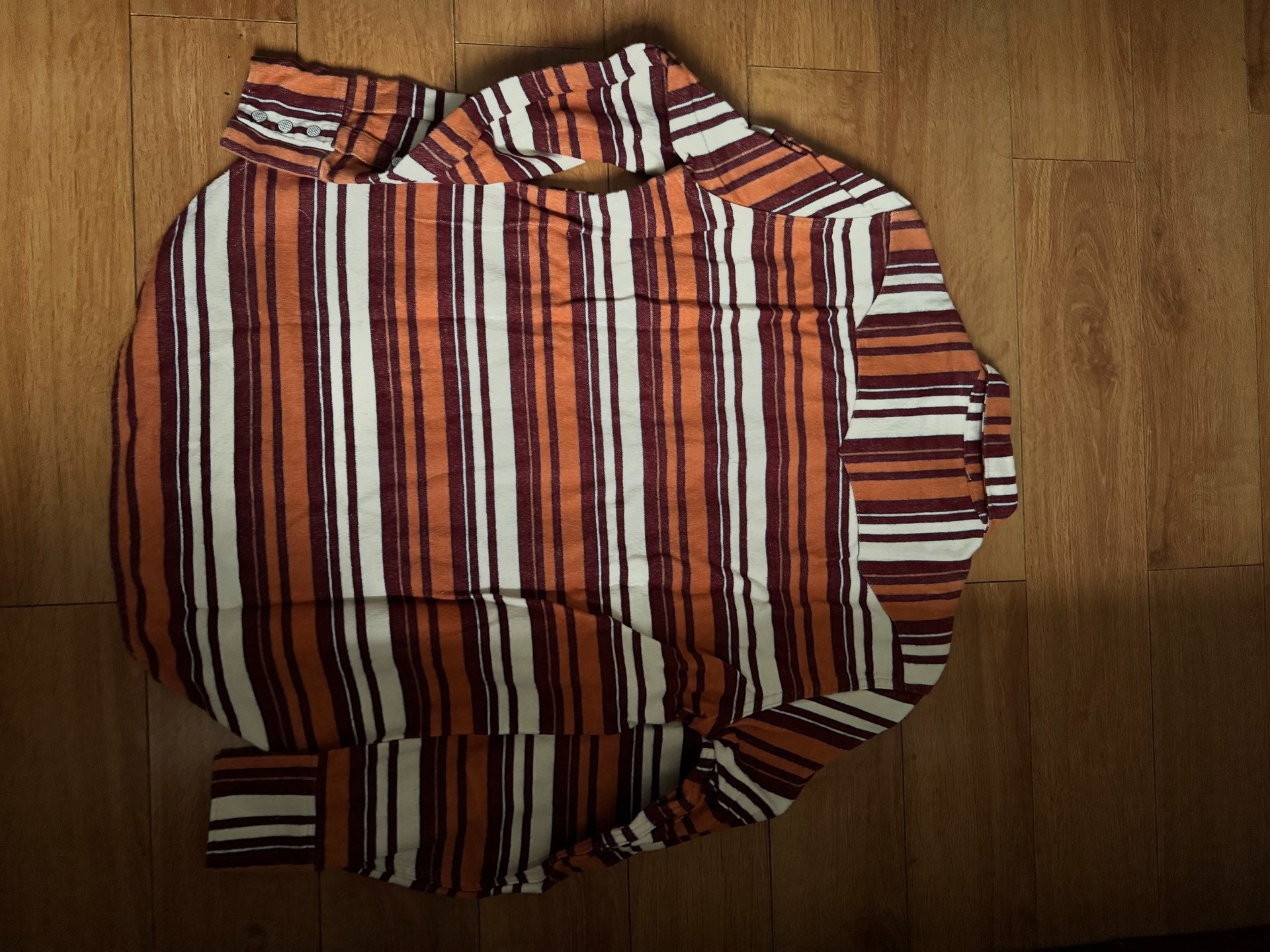 Freewheelers Tiger Stripe Wool Shirt — front