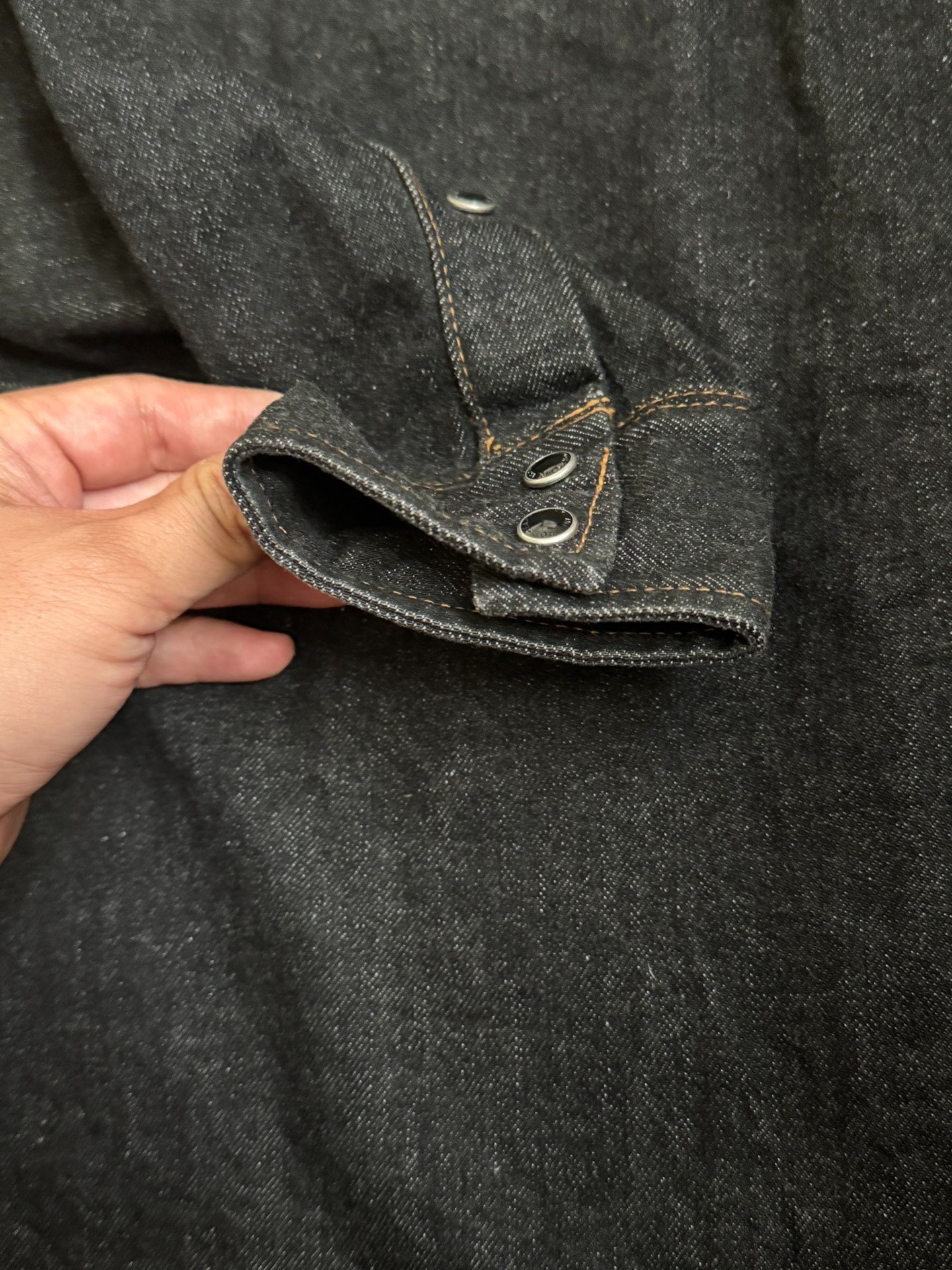 Iron Heart Western Denim Shirt — detail