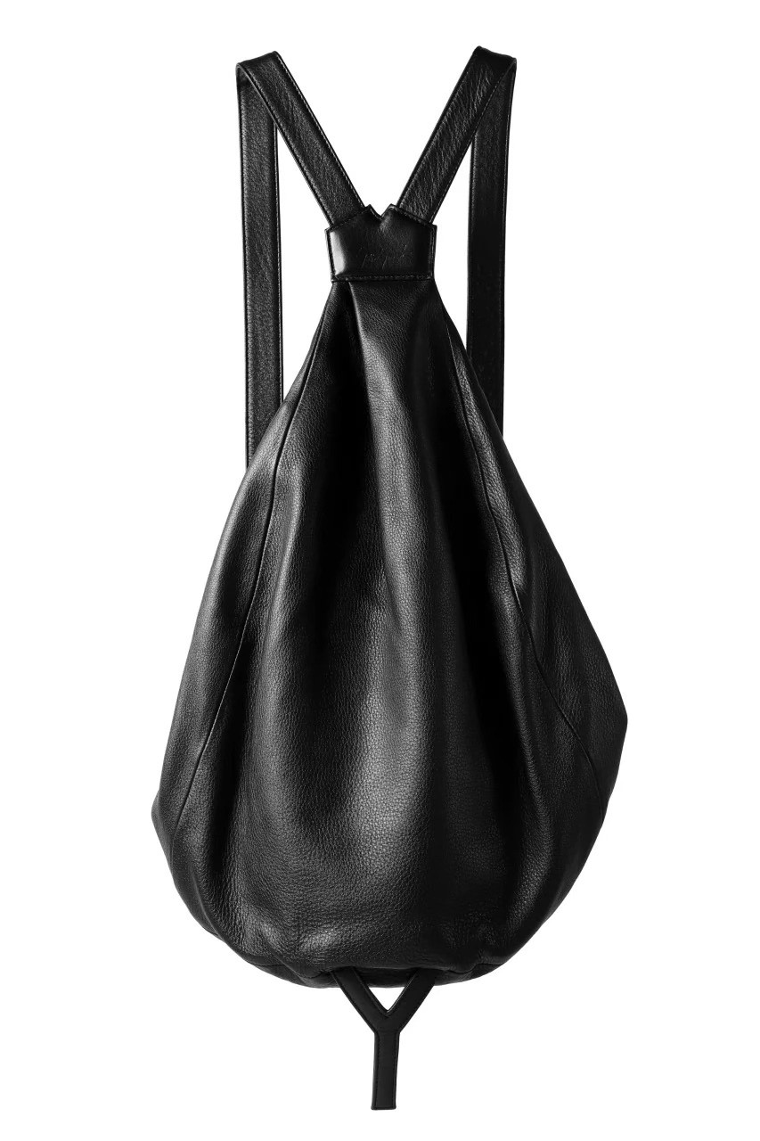 Yohji Yamamoto Ypack Leather Backpack — label