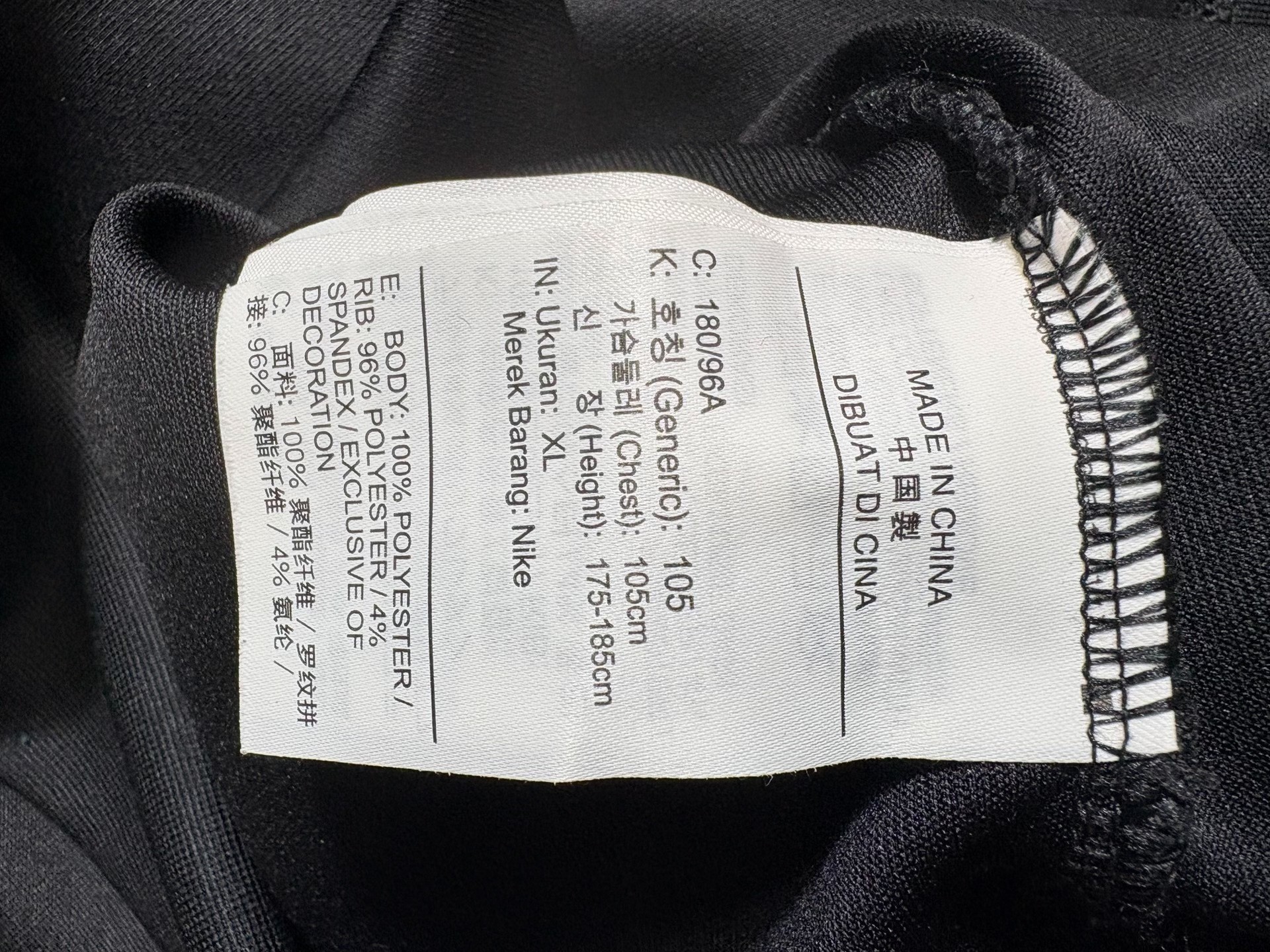 Nike Detachable Panel Crewneck Sweatshirt — back