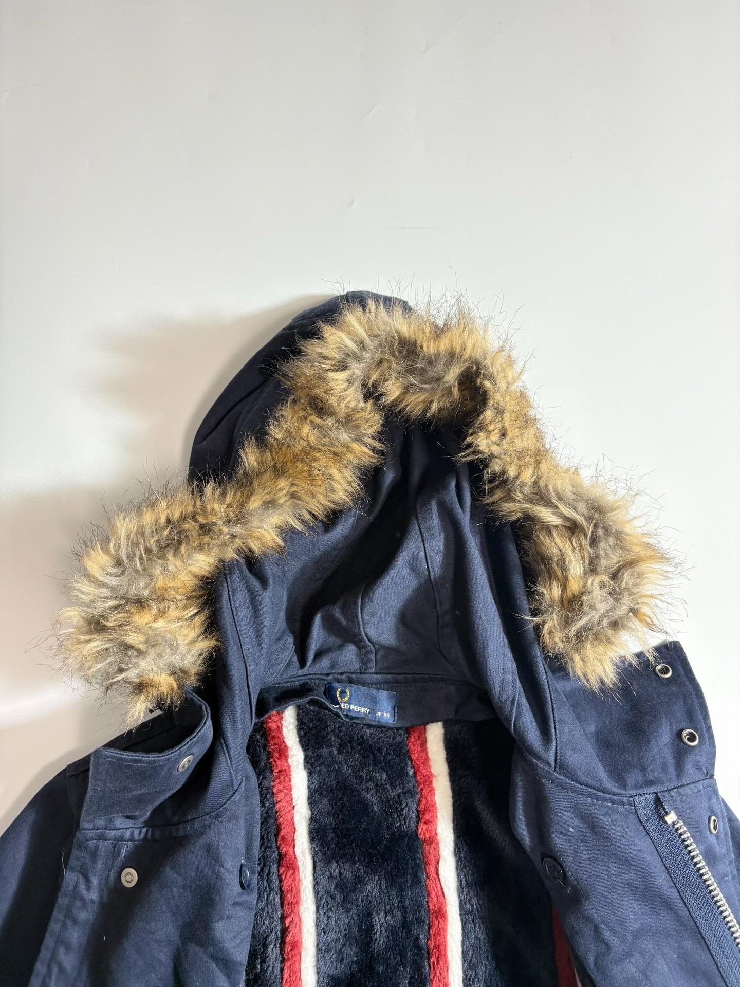 Fred Perry M51 Parka Jacket — detail