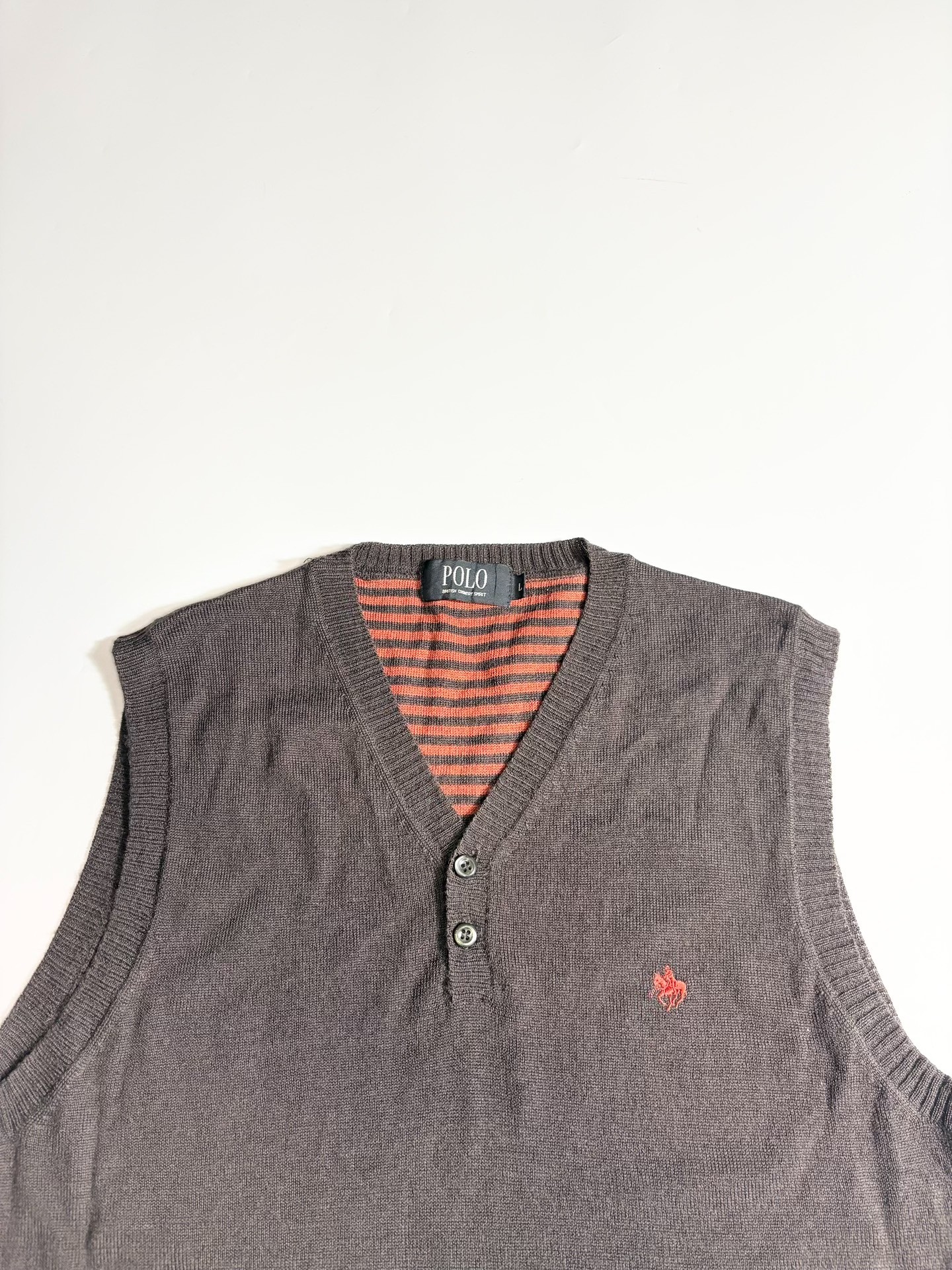 POLO British Country Sport Knit Vest — front
