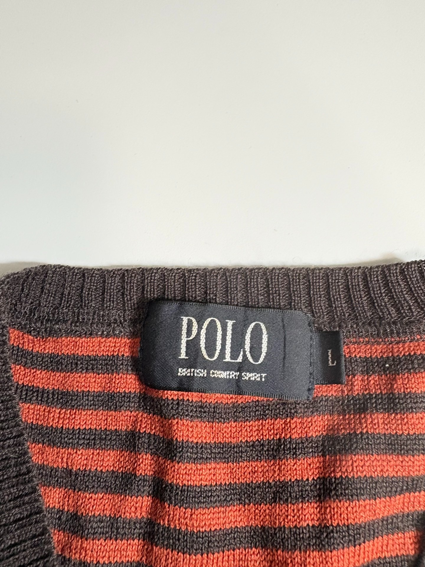 POLO British Country Sport Knit Vest — detail