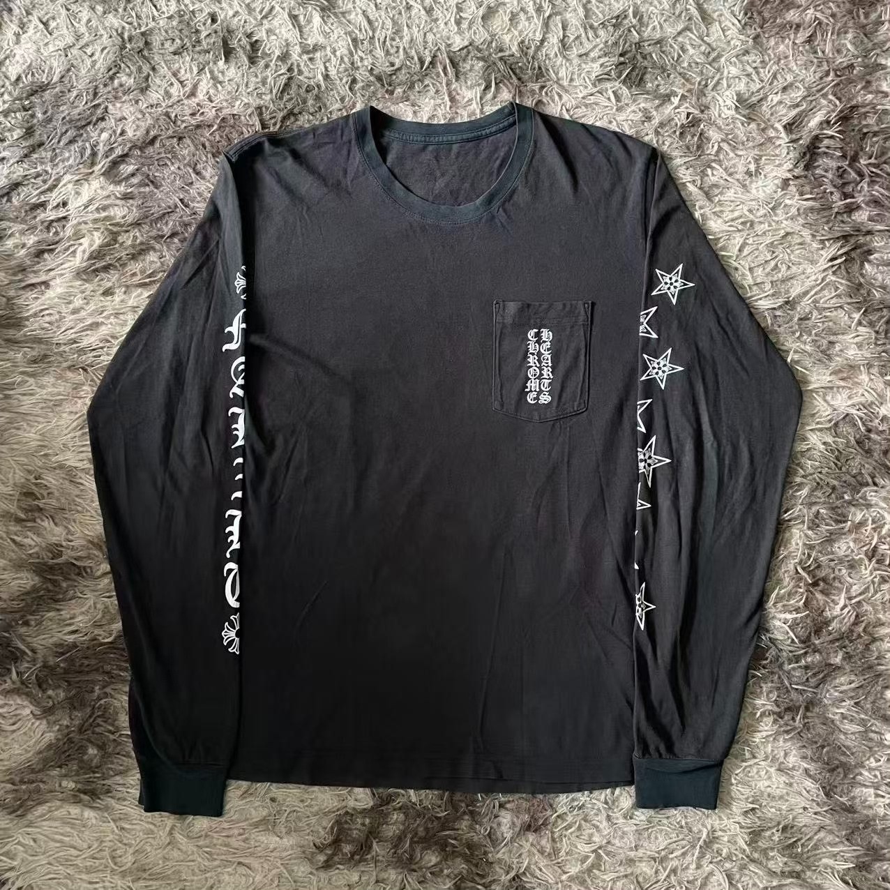 Chrome Hearts Star Cross Long Sleeve Top