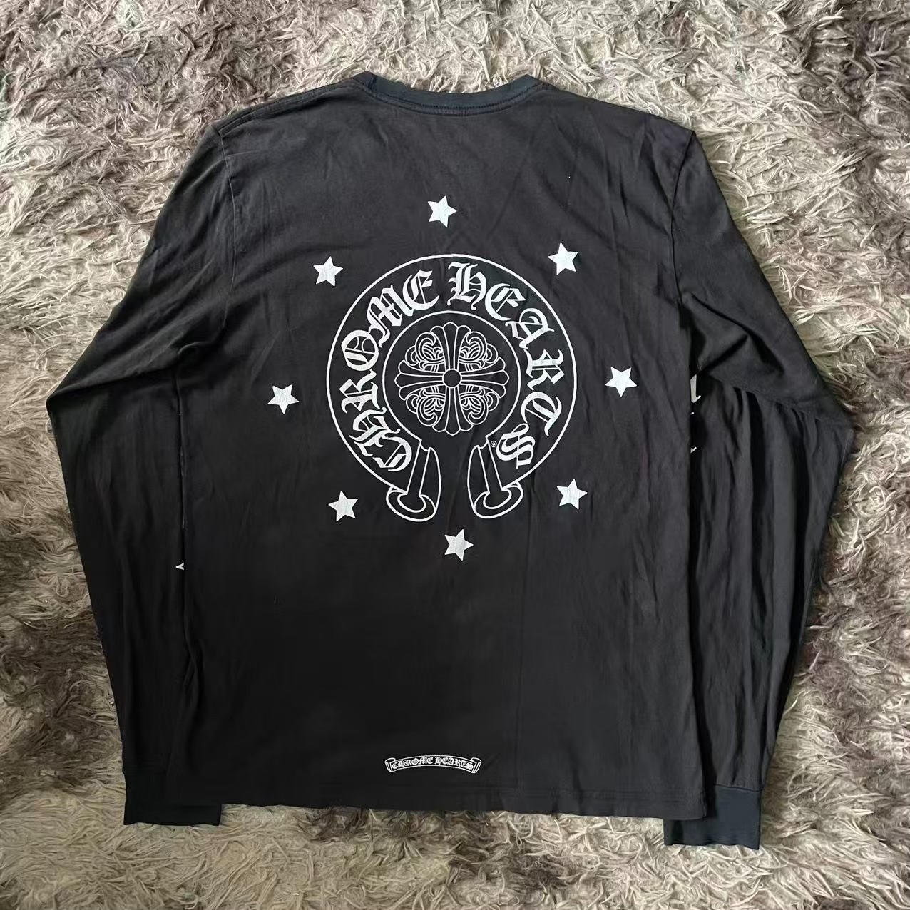 Chrome Hearts Star Cross Long Sleeve Top — front